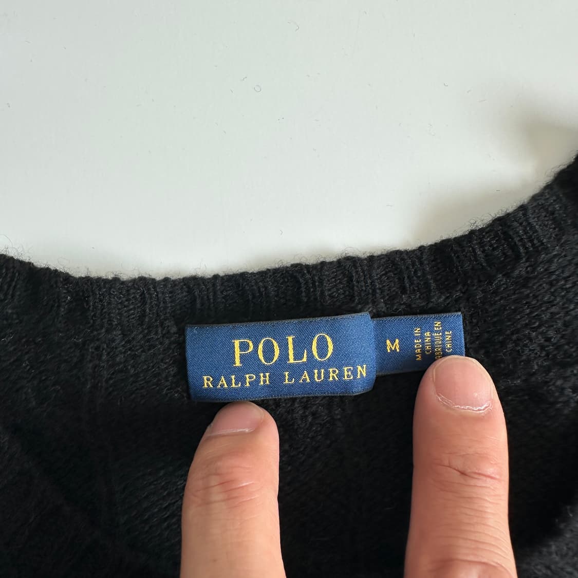 Polo 폴로 랄프로렌 신형 우먼스 캐시미어 혼방 케이블 니트 상품이미지4