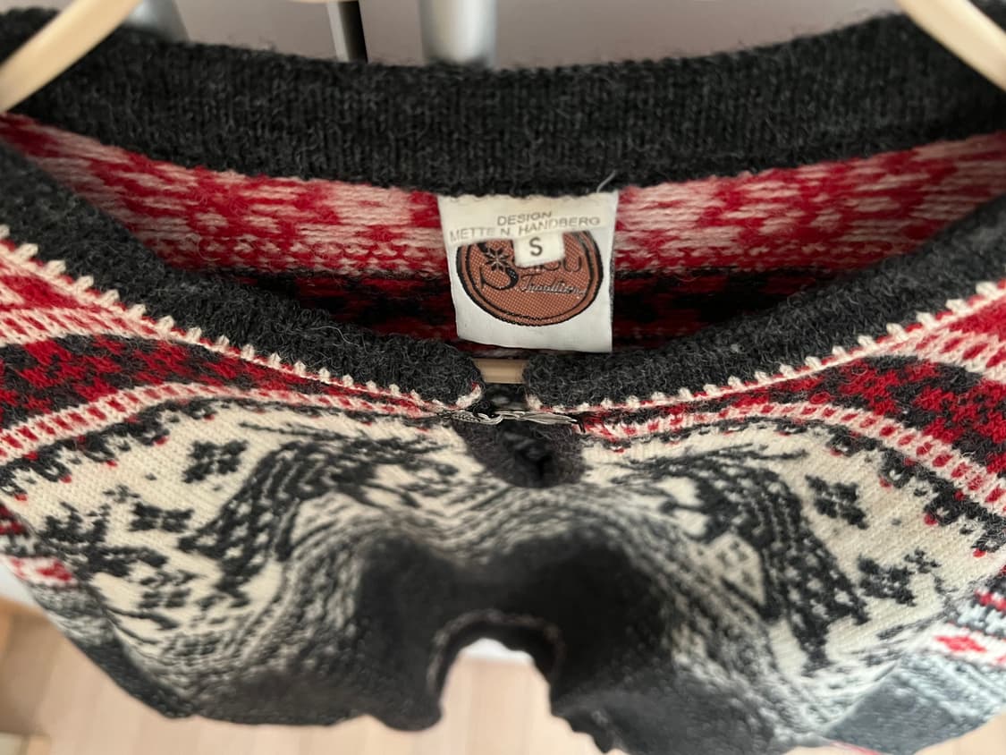 vintage nordic knit (착용컷) 상품이미지4