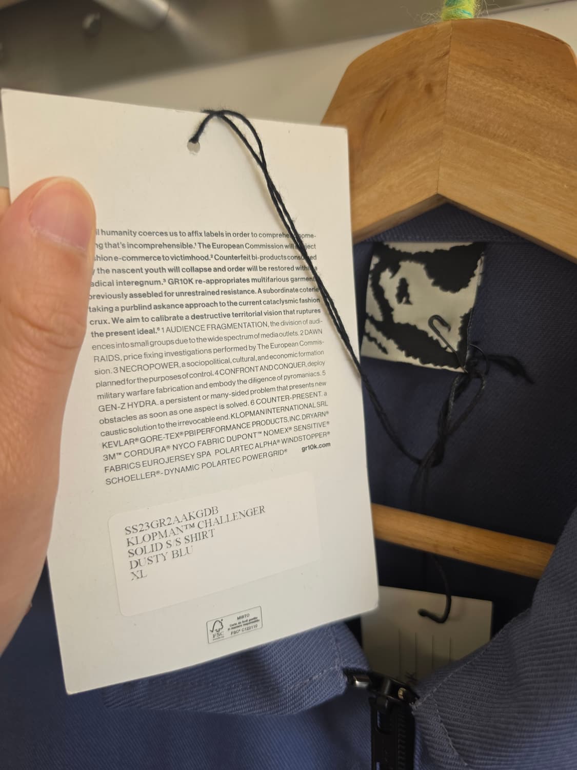 GR10K 클롭맨 챌린저 셔츠 상품이미지8