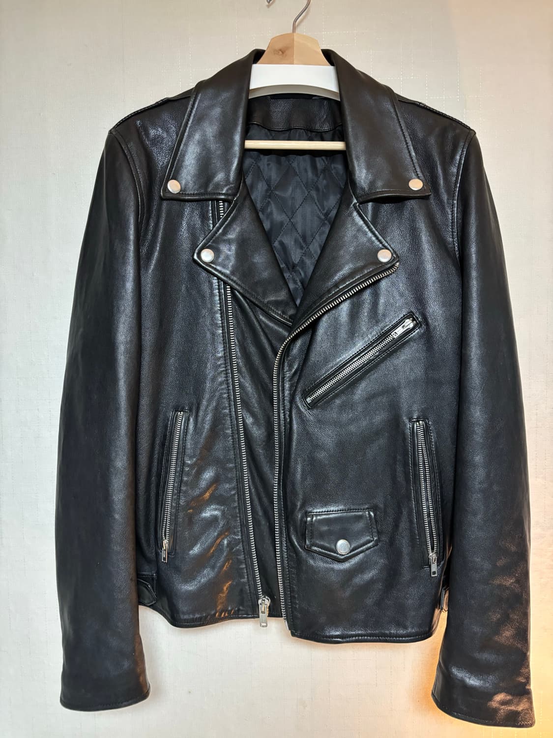 BLKDNM 레더 자켓 상품이미지1
