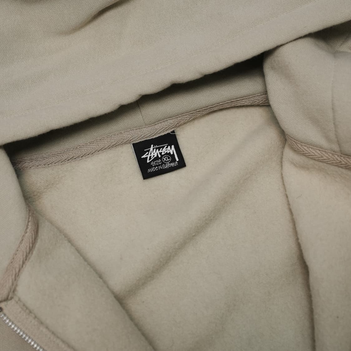 [XL] 스투시 베이직 후드 집업 스톤 상품이미지3