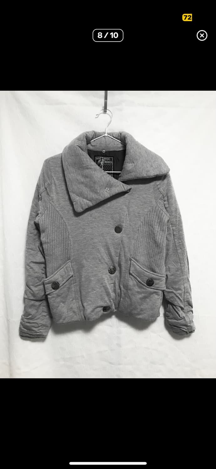 디그딥  펑크 사선 버튼 하이넥 점퍼 상품이미지2