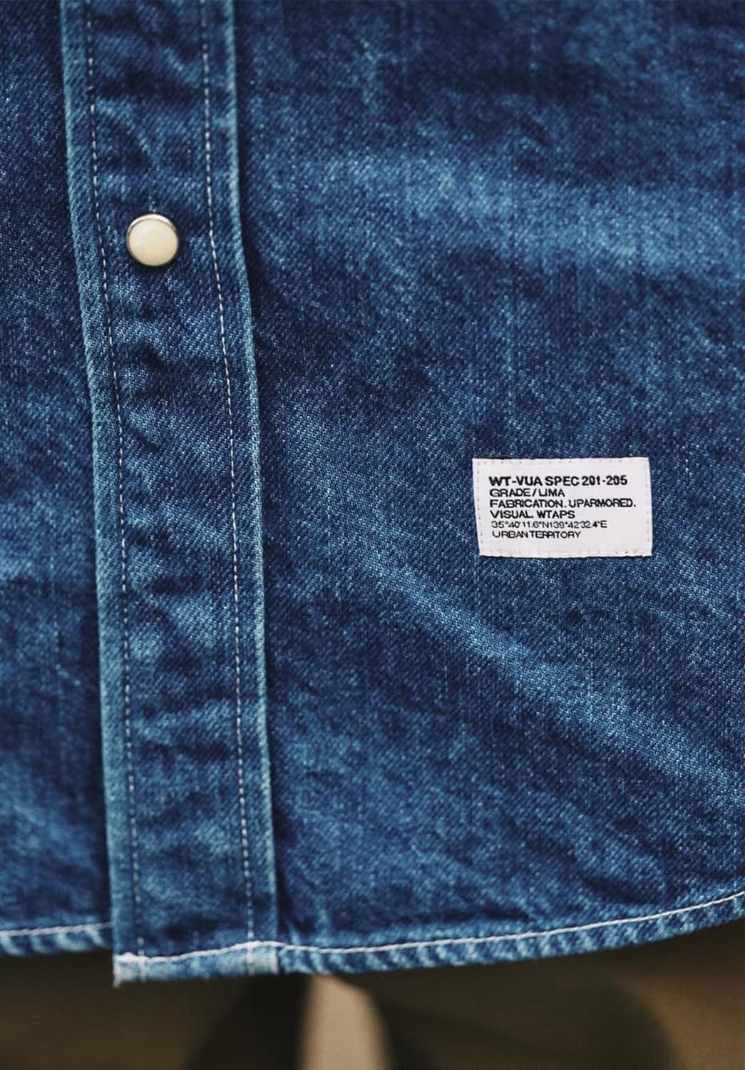 WTAPS 26SS 데님셔츠 XL 상품이미지3