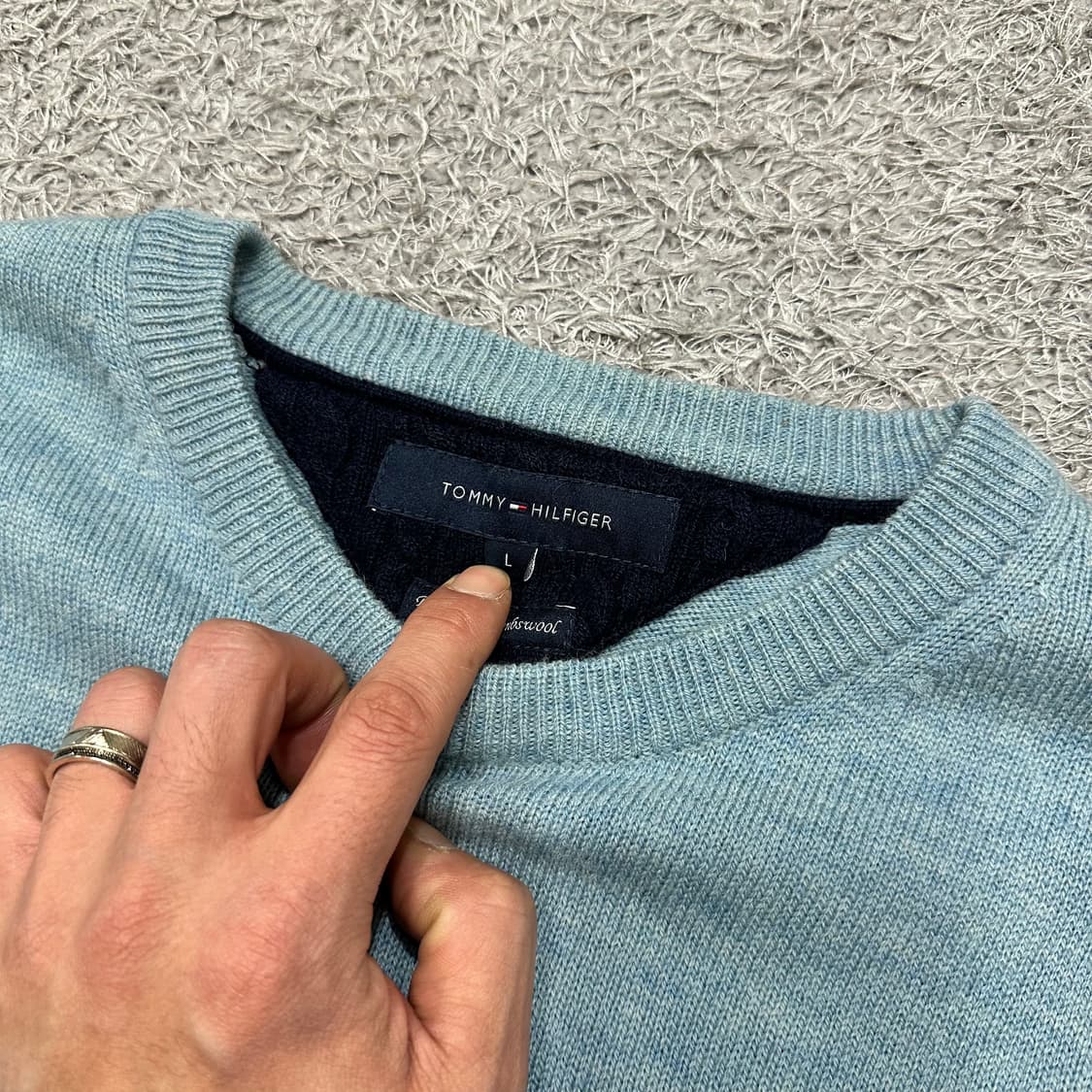 [95-100] 타미힐피거 니트 상품이미지3