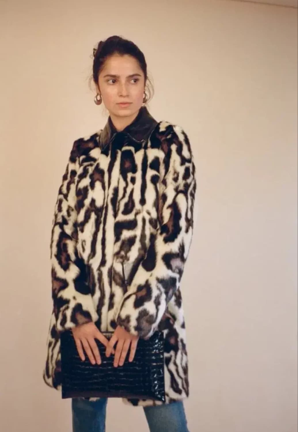 까르뱅 레오파드 에코퍼 / 38 size 상품이미지1