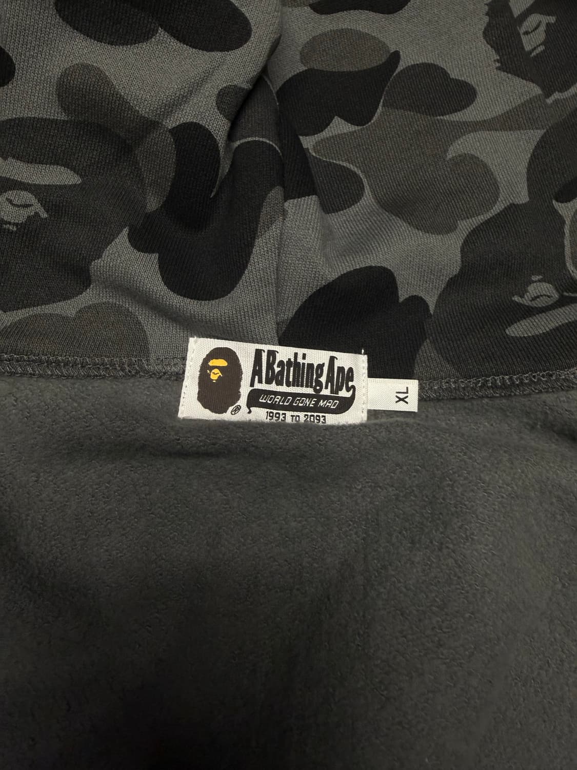 베이프 ABC 샤크 후드집업 흑계 상품이미지4