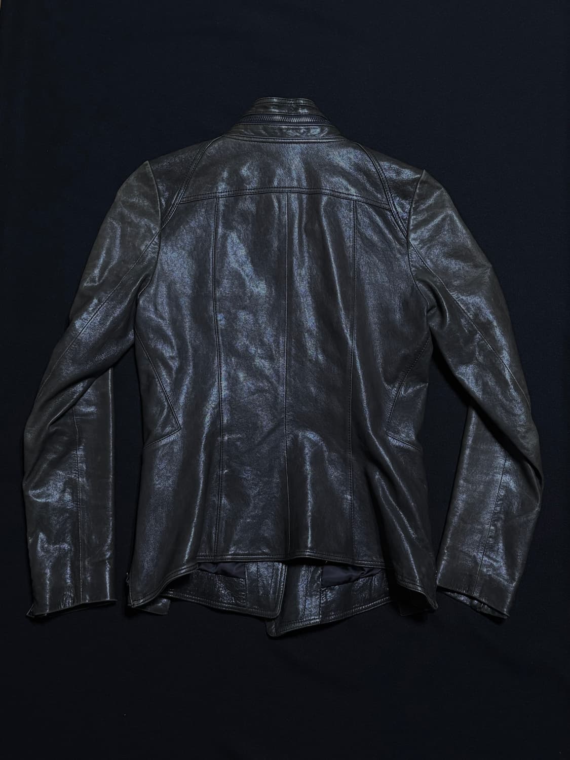 CORTIS style real leather jacket 언발 가죽자켓 상품이미지8