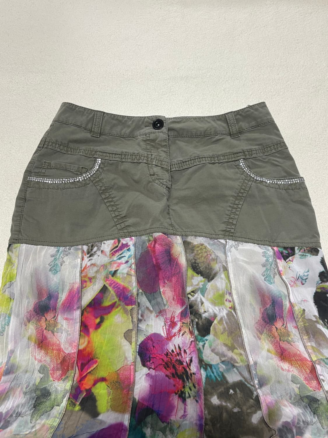 빈티지 플라워쉬폰스커트 상품이미지4