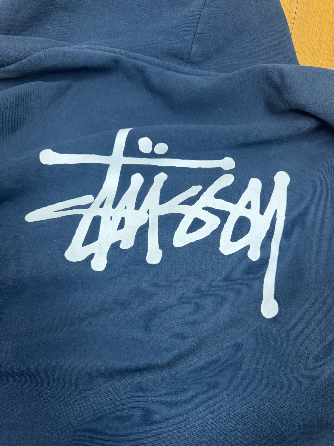 스투시 후드집업 네이비 L 팝니다 상품이미지3