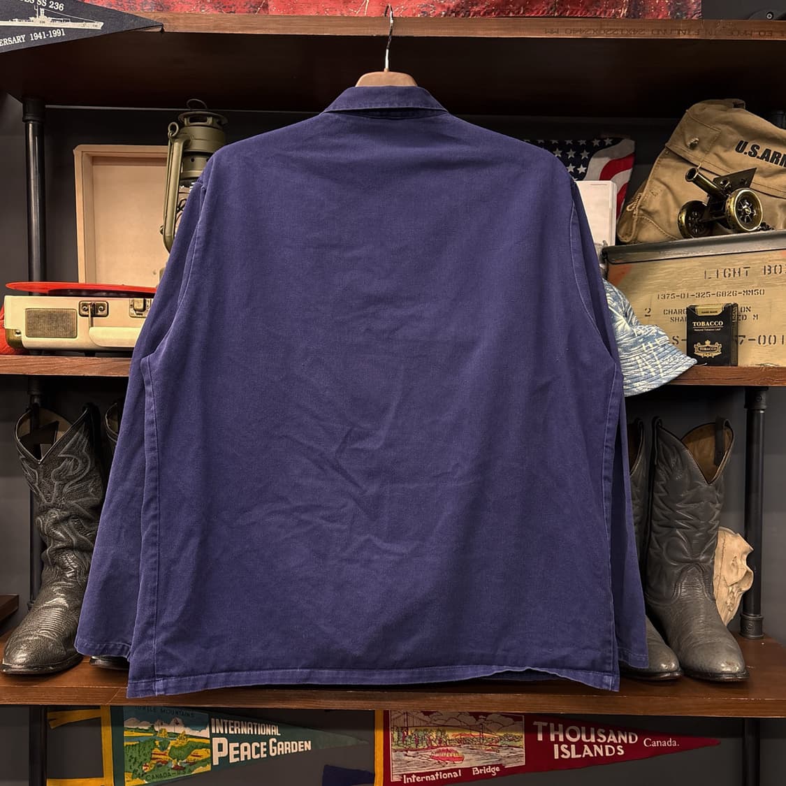 60~70s 피오니어 워크웨어 독일생산 프렌치 워크자켓 N712 상품이미지2