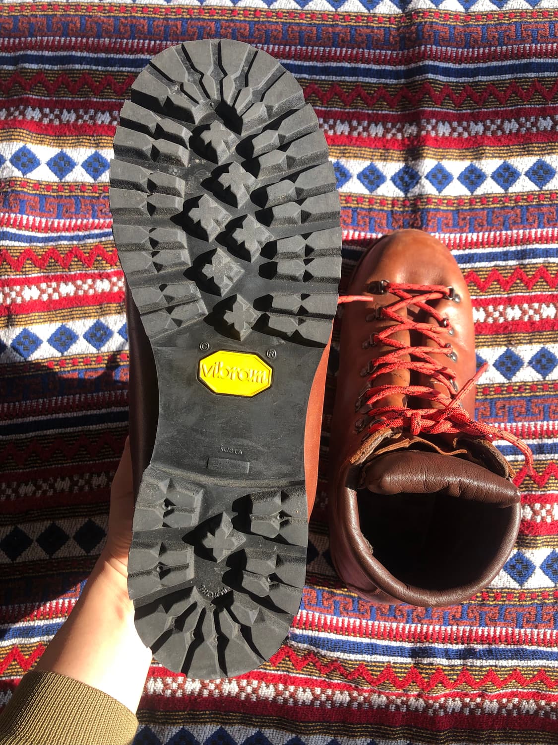 코오롱 스포츠 통가죽 등산화 270 상품이미지7