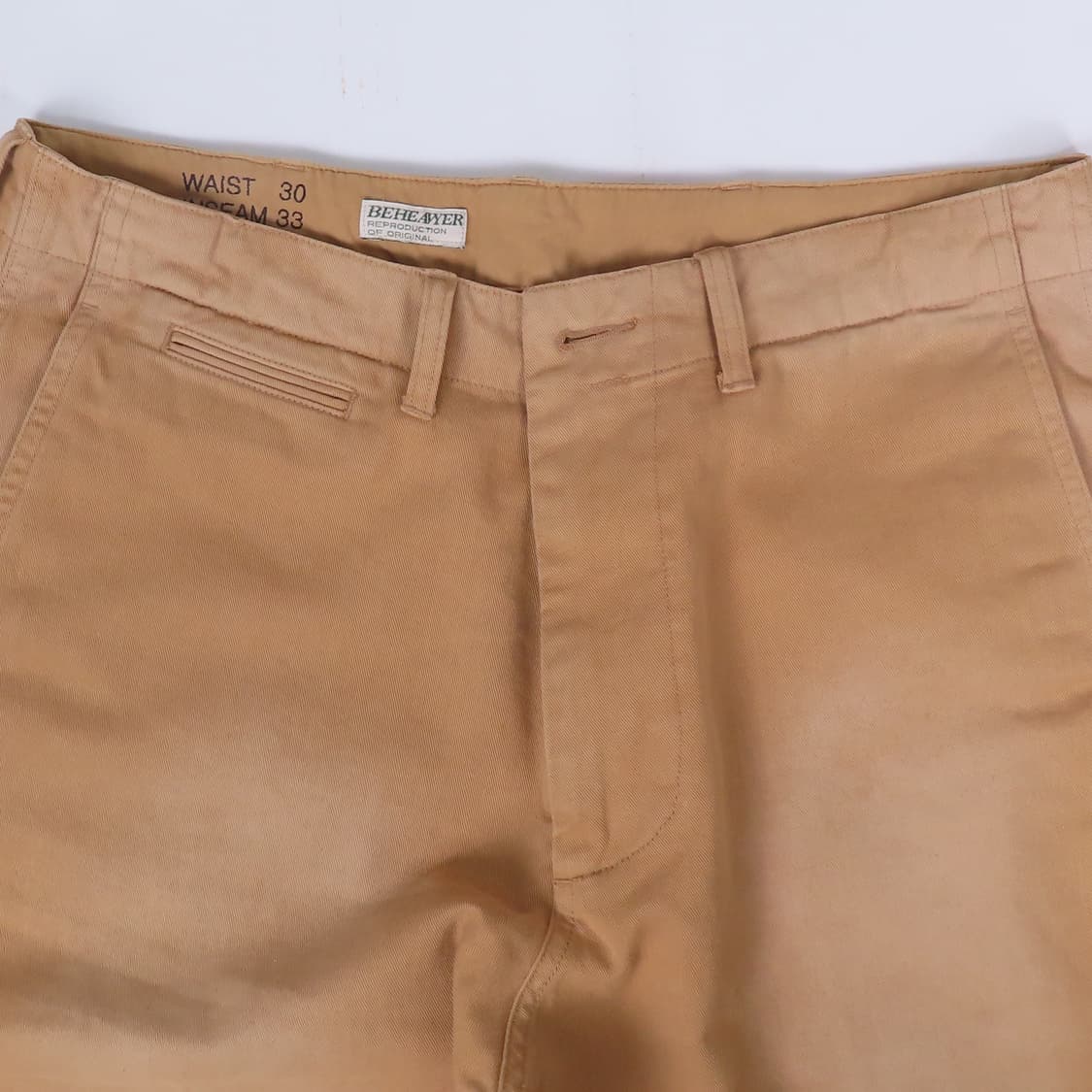 비헤비어 코튼 워싱 팬츠 상품이미지2