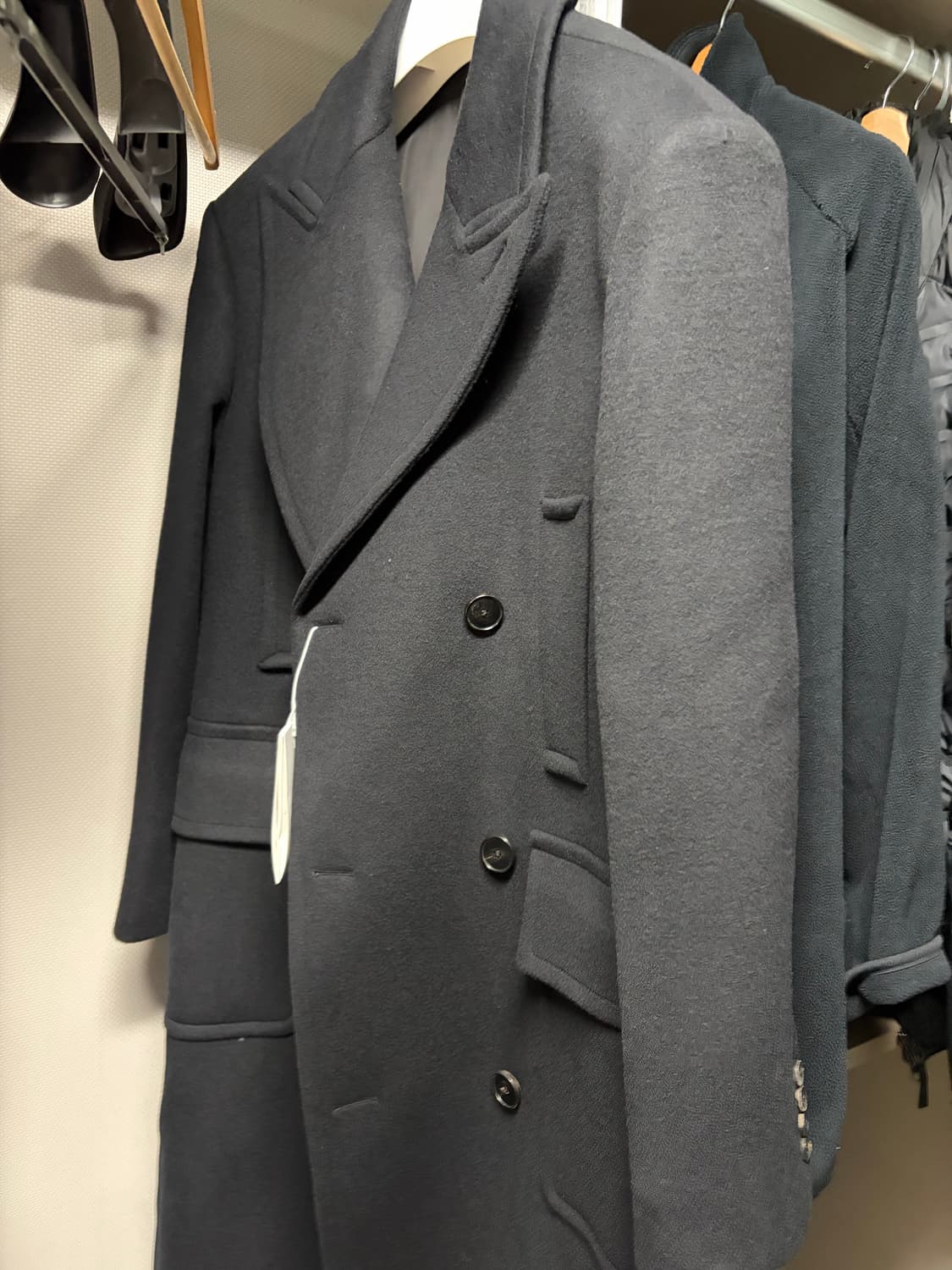 포터리 울 캐시미어 더블 브레스티드 코트  상품이미지2