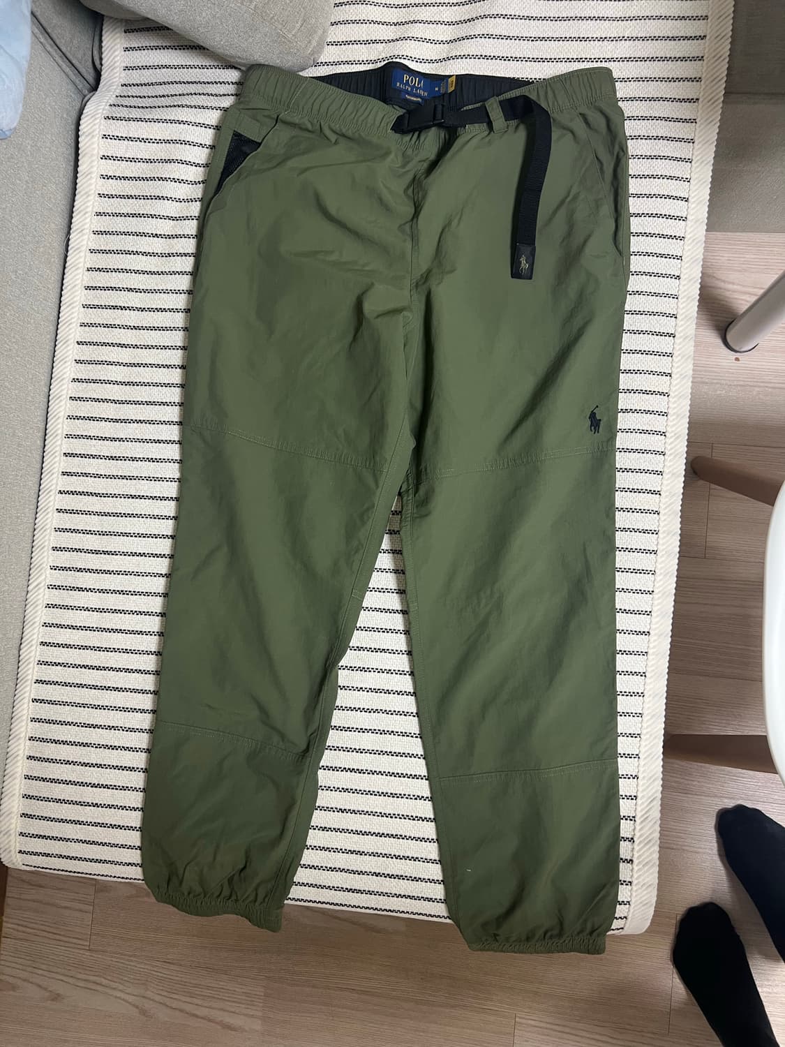 폴로 랄프로렌 카키 조거팬츠 M(QR정품) 상품이미지1