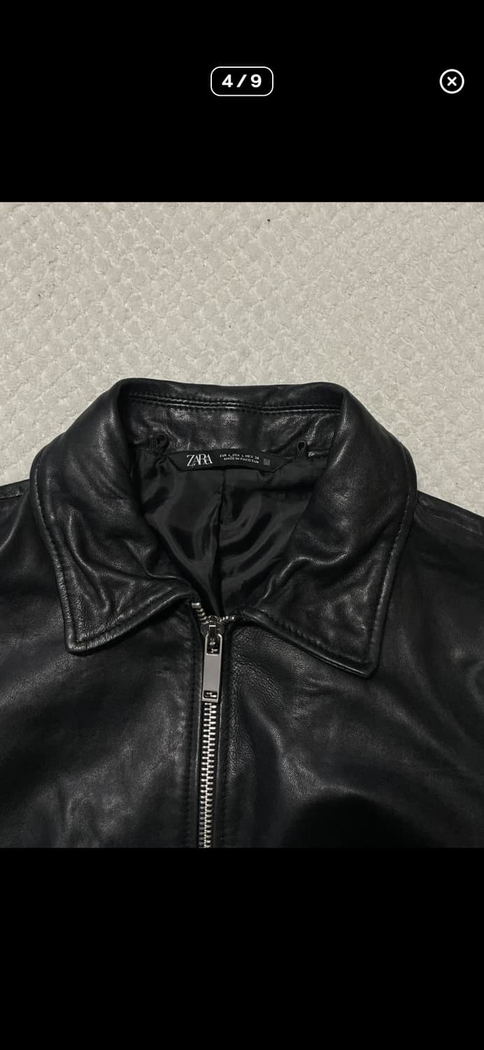 ZARA자라 램스킨 양가죽 레더 자켓 상품이미지4