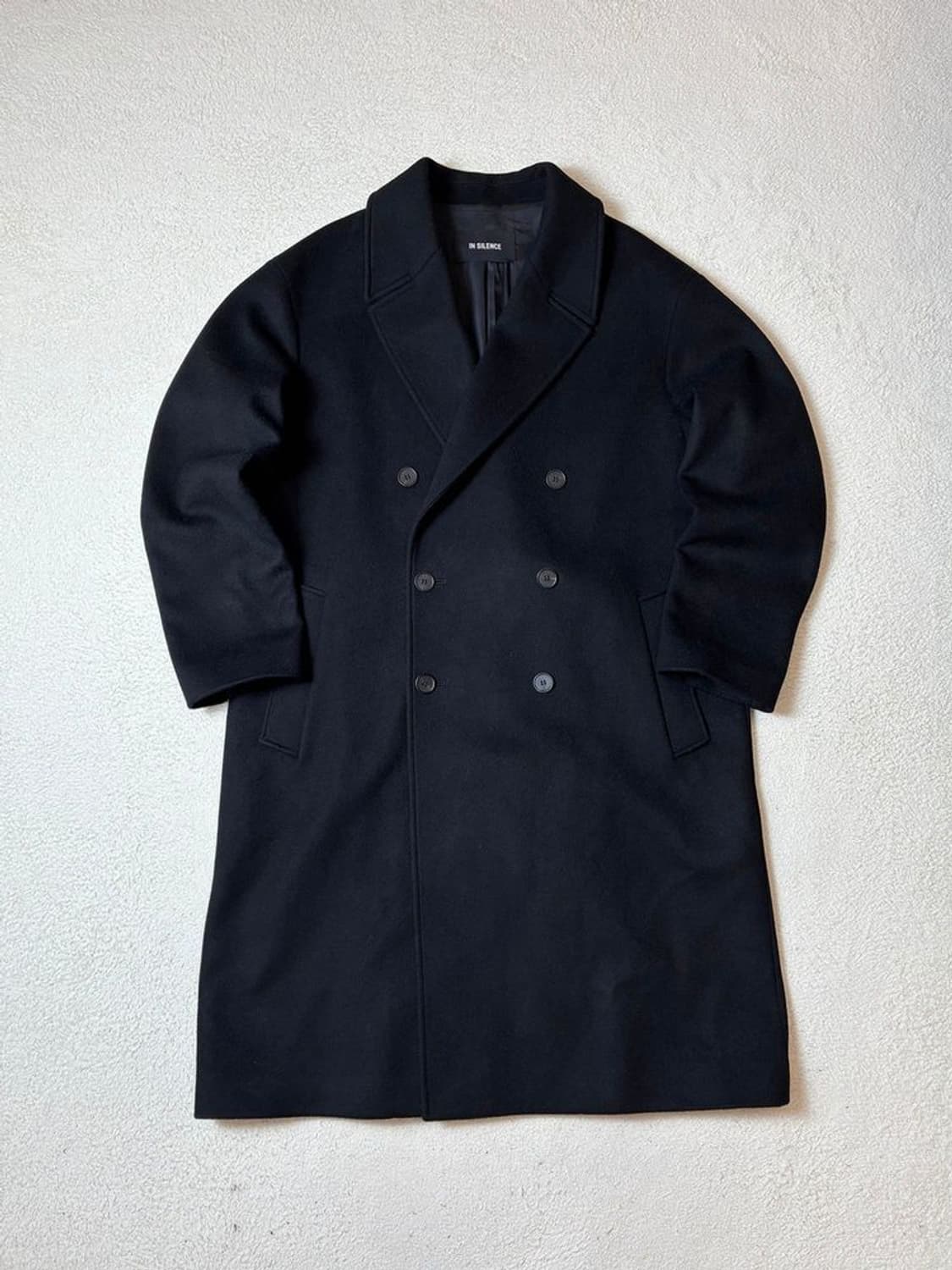 인사일런스 캐시미어 블렌드 더블 롱 코트 PN7661 상품이미지1