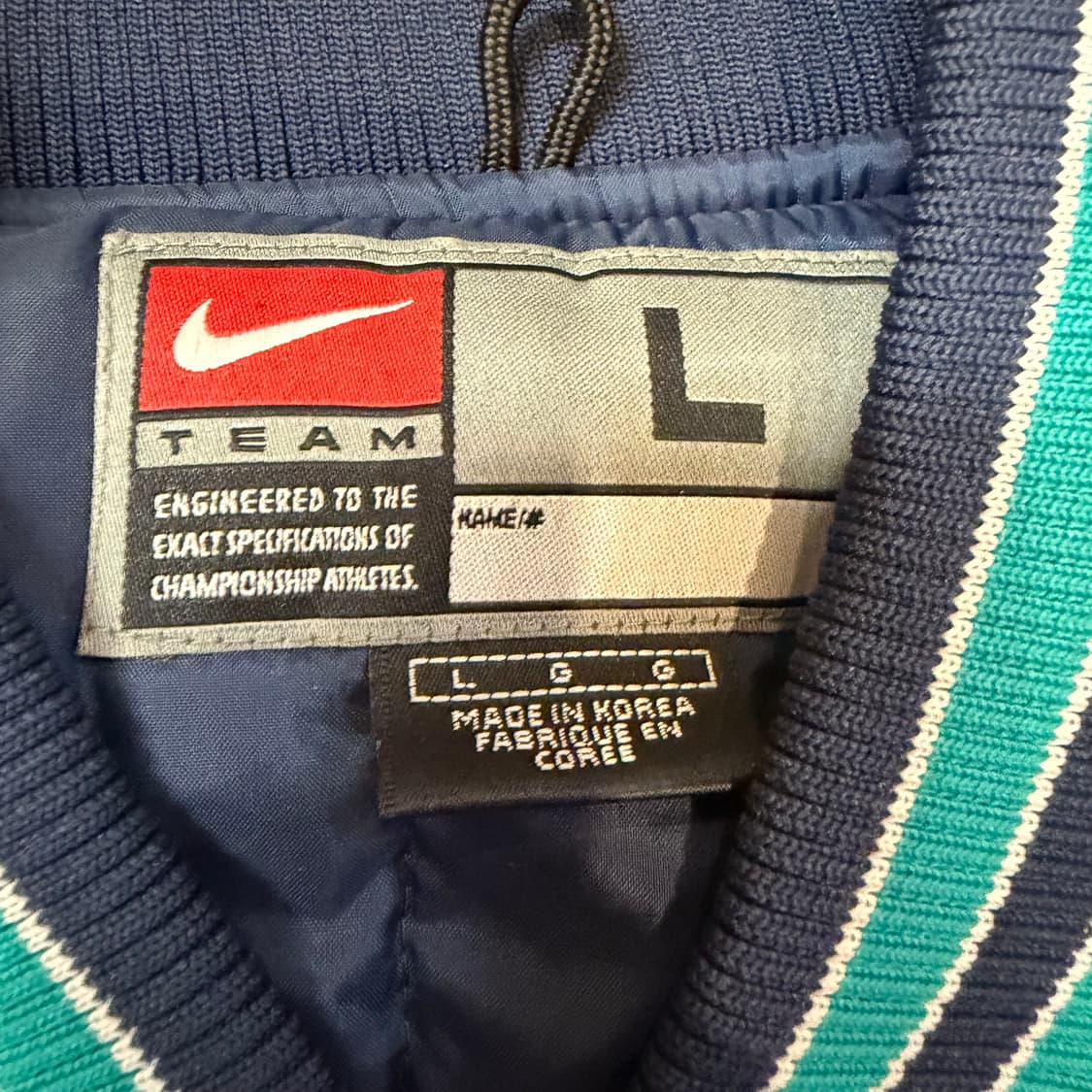 Nike 나일론 바시티 버튼 자켓 상품이미지3