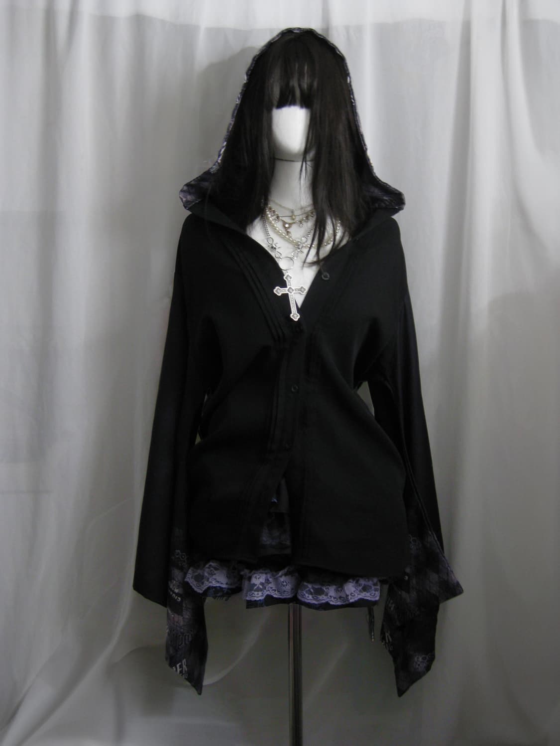 Nier clothing 기모노 서브컬쳐 후드집업 상품이미지1