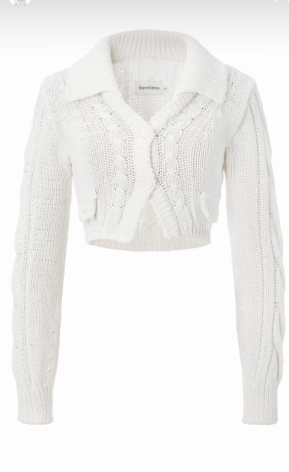 쓰리타임즈 miffy knit cardigan 상품이미지1