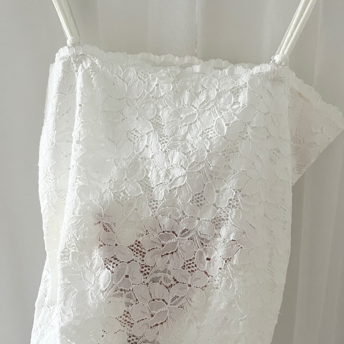 white lace ribbon sleeveless 상품이미지7