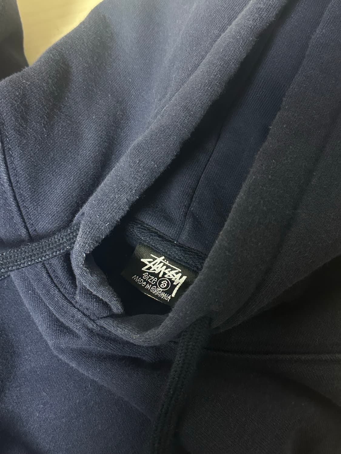 스투시 베이직 스투시 후드 네이비 상품이미지3