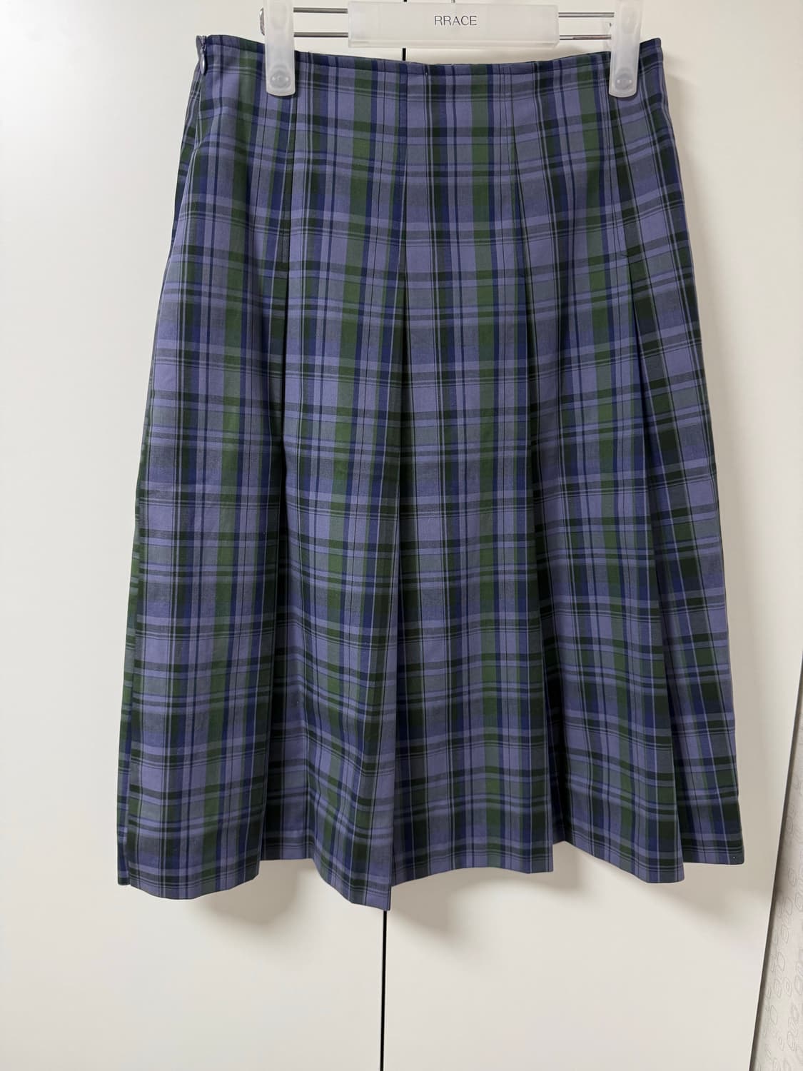 노컨텐츠 체크 스커트 상품이미지1