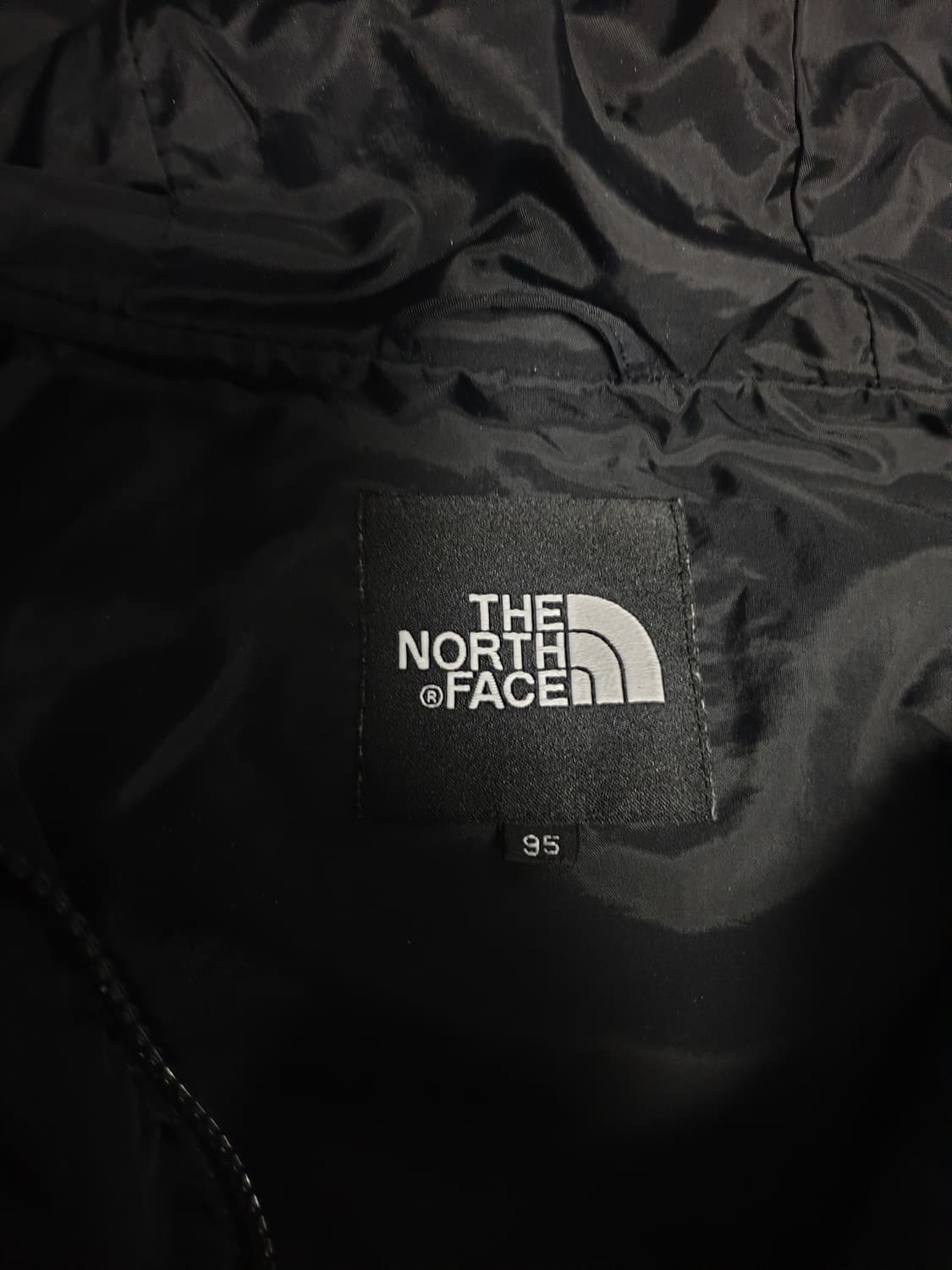 노스페이스 포켓 후드 바람막이 자켓 블랙 (95) 상품이미지4