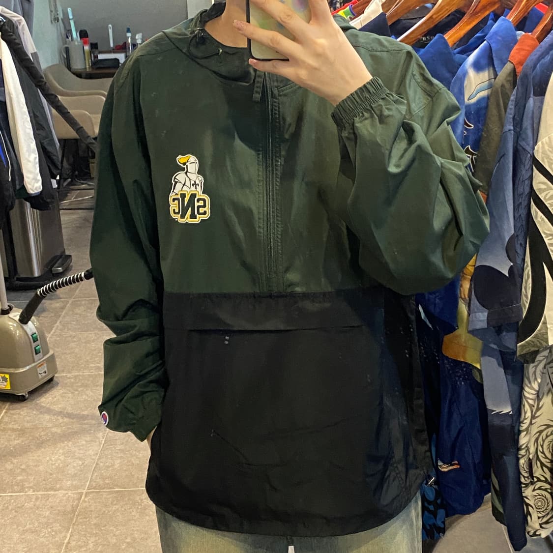 [NO.9] Champion 반집업 바람막이 상품이미지1