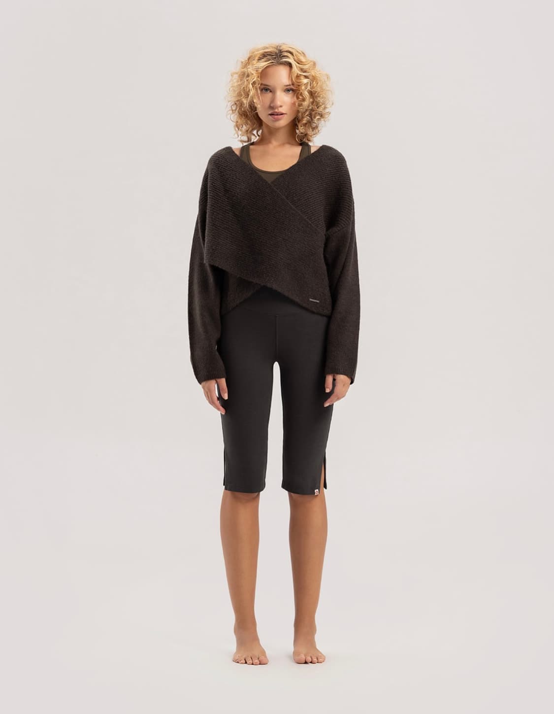 부디무드라 바이커팬츠 Turkish coffee, S 상품이미지1