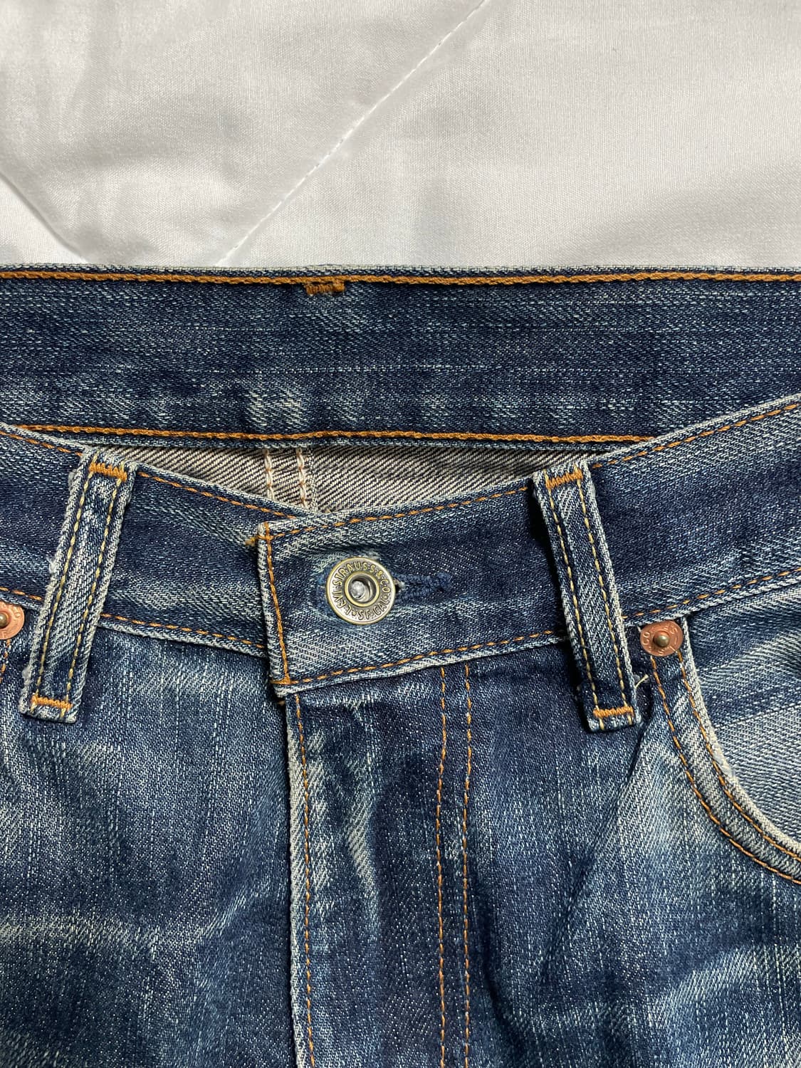 Levis 리바이스 502 워싱 데님 W33 L34 상품이미지5