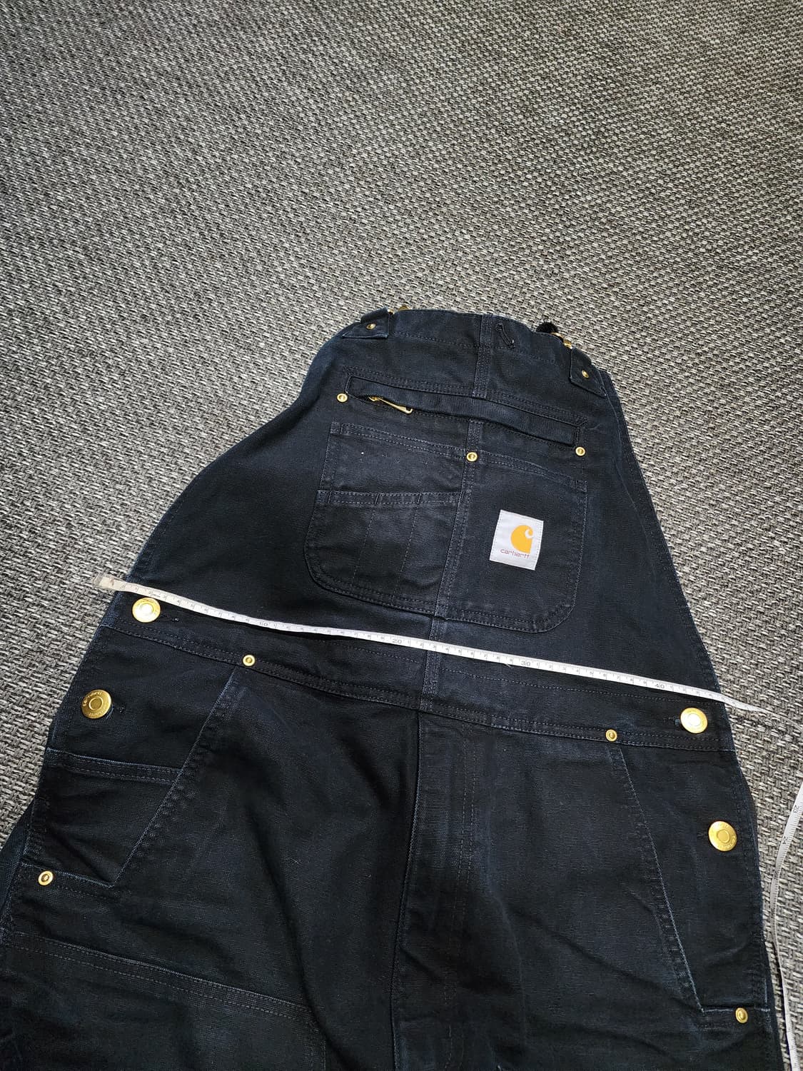 칼하트 블랙 오버롤  34 사이즈  상품이미지10