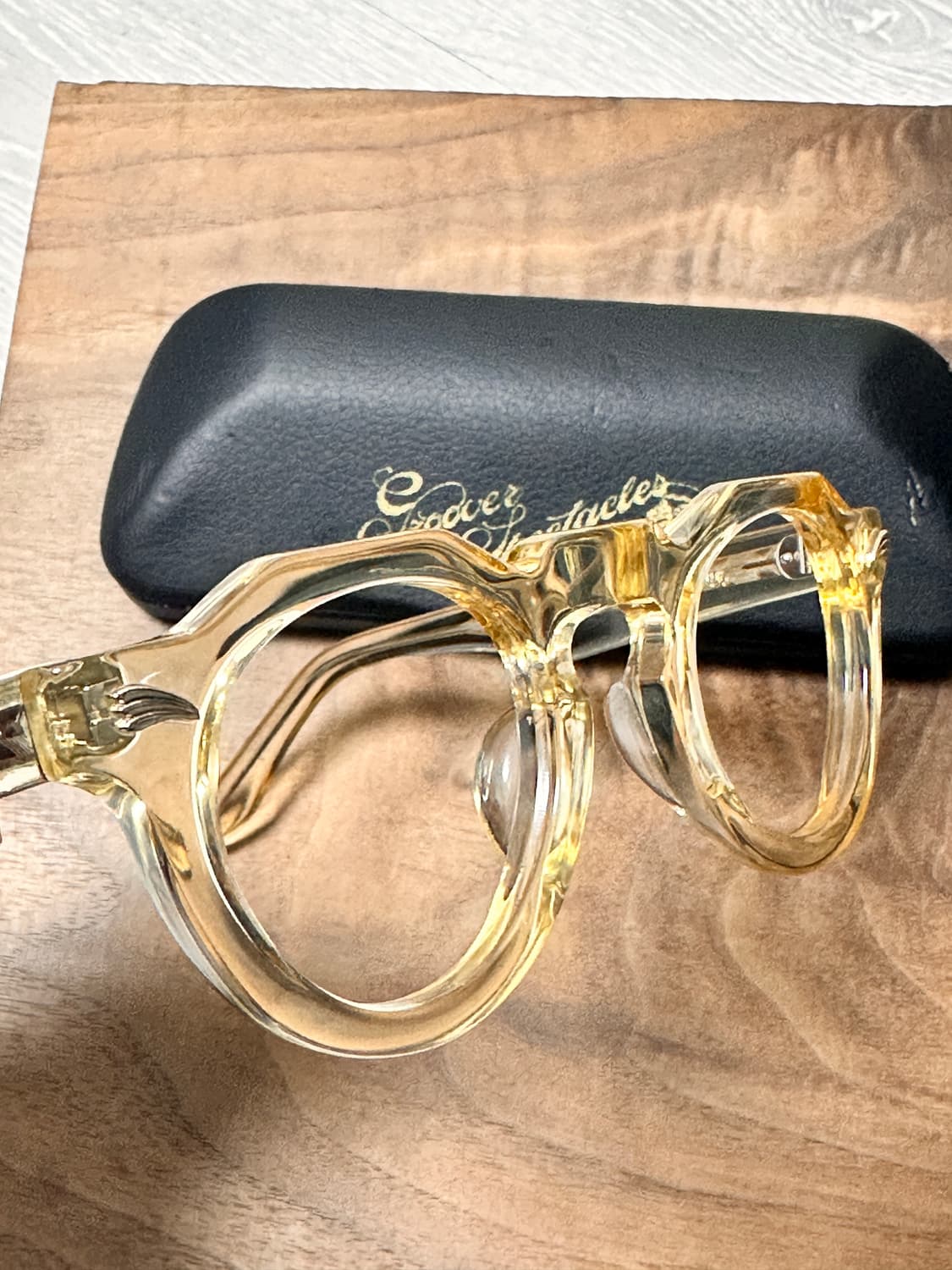 그루버 m&b 엠앤비 옐로우크리스탈 안경 상품이미지9