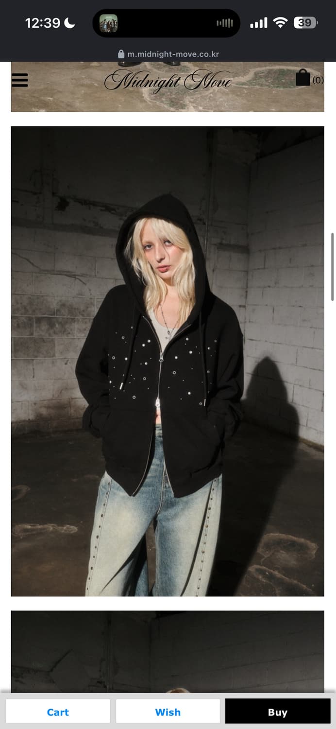 midnight move hood zip-up 상품이미지3