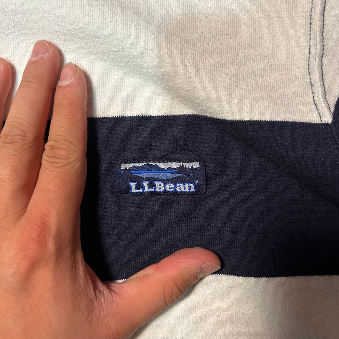 [XL] 엘엘빈 스트라이프 럭비 반팔 상품이미지2