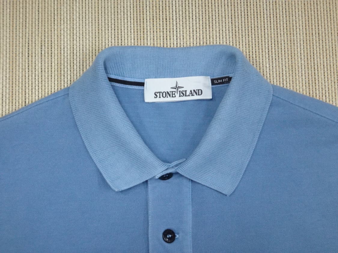 (M) 스톤아일랜드 13주년 로고 패치 카라 티셔츠 상품이미지6
