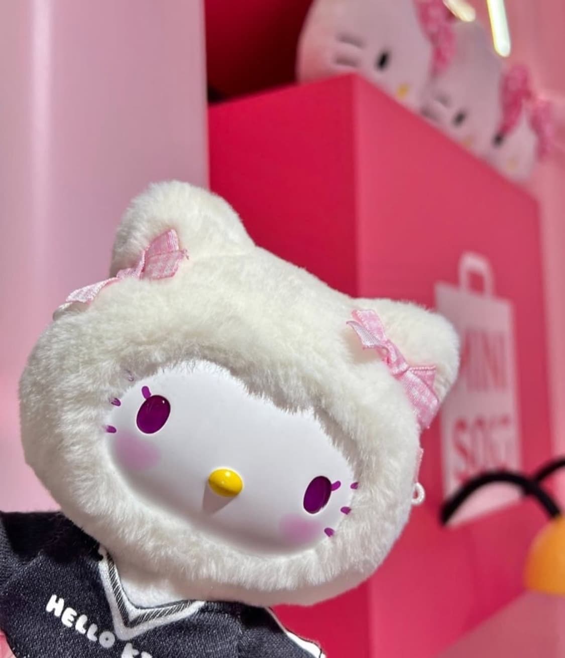 키부부 키티 라부부 헬로키티 팝스타 인형 키링 참  상품이미지1