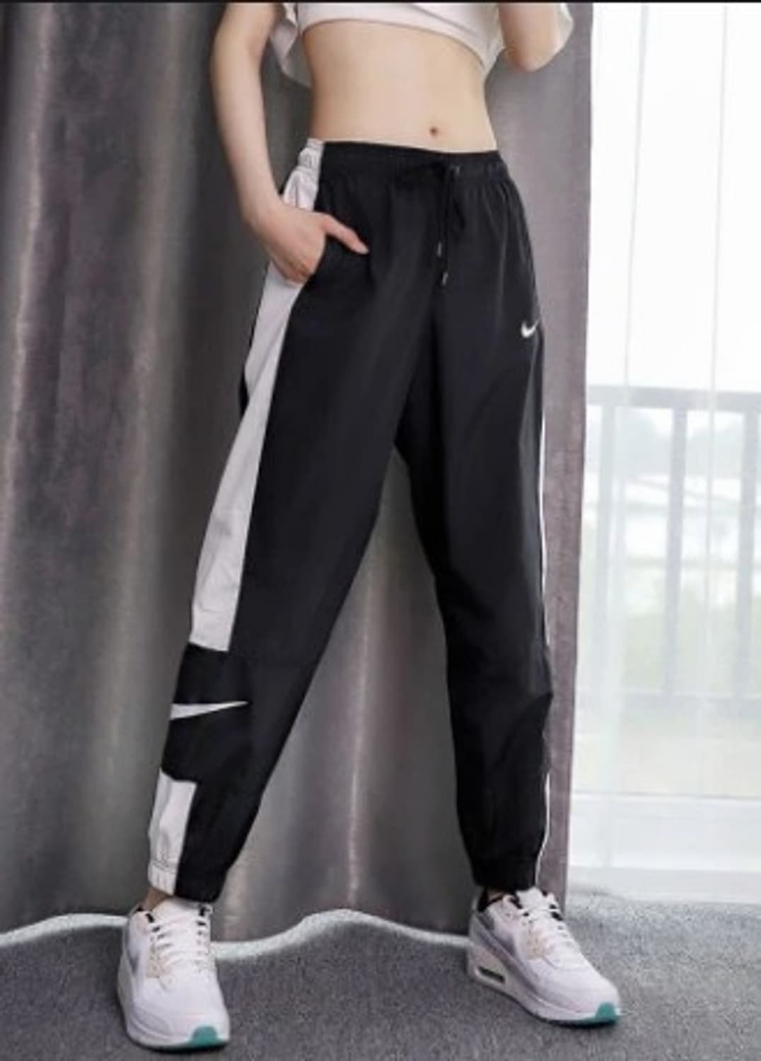 나이키 정품나이키 NSW 리펠 에센셜 스우시 우븐 조거 팬츠 상품이미지7