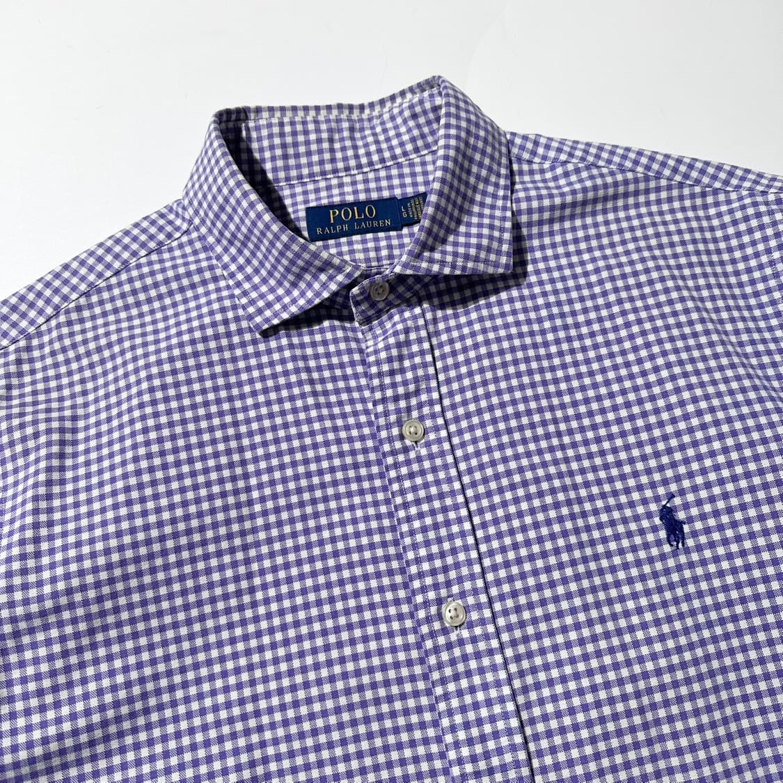 폴로 랄프로렌 깅엄체크 셔츠 상품이미지3