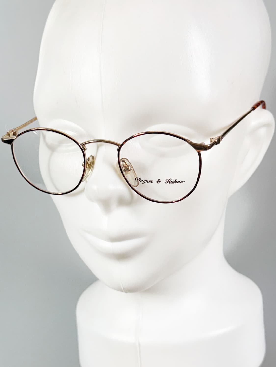 90s 독일제 Wagner & Kuhner 클래식 라운드 빈티지 안경 상품이미지8