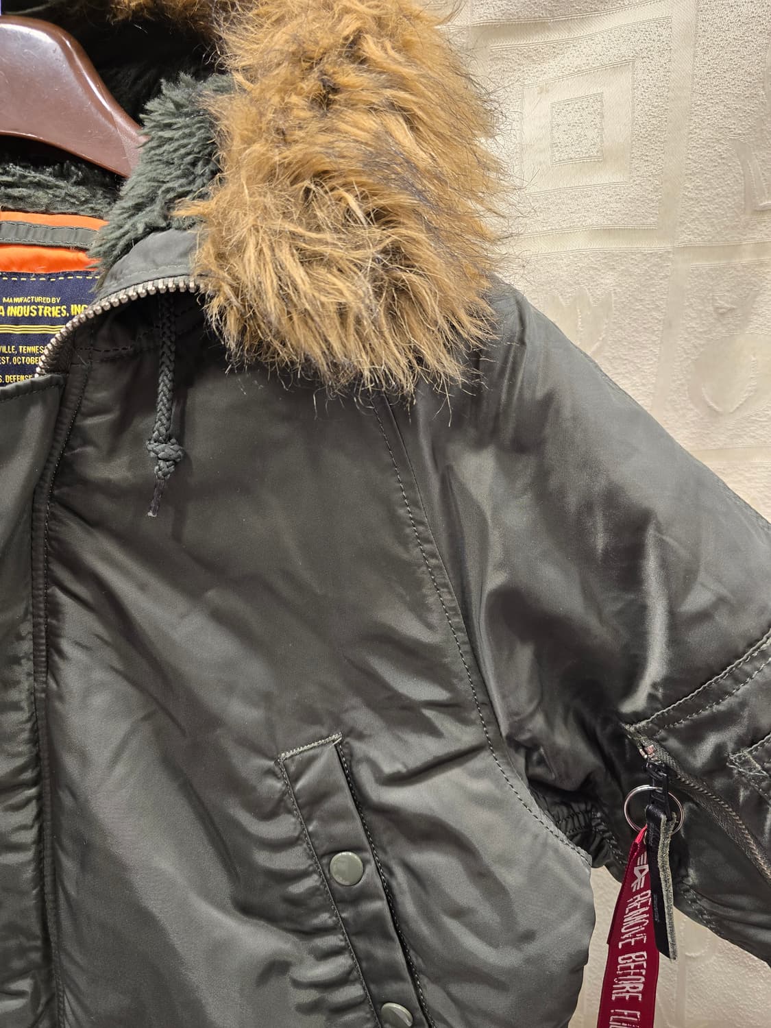 알파인더스트리 N-3B 카키 야상 S 상품이미지3