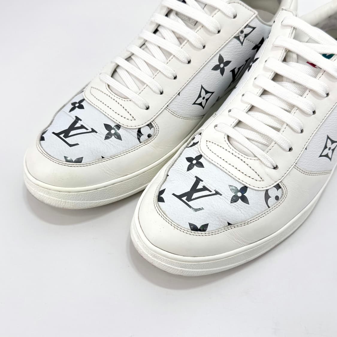 [7.5사이즈] 루이비통 모노그램 리볼리 스니커즈 화이트 상품이미지8