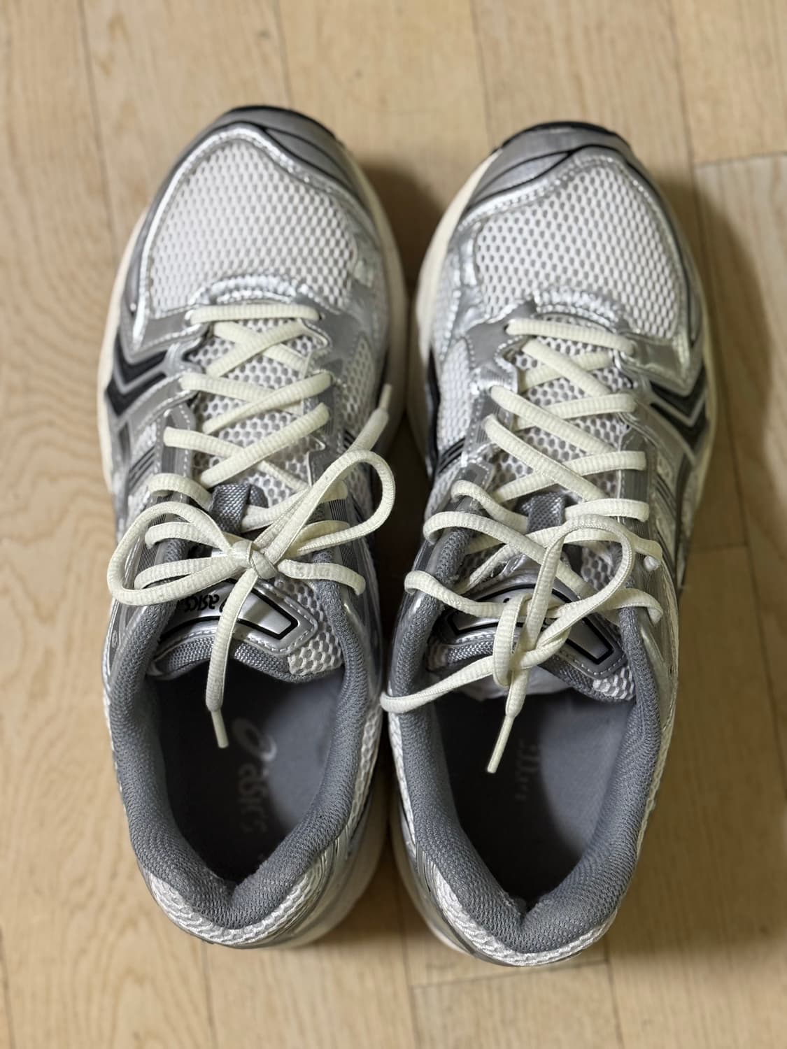 아식스 x JJJ자운드 젤 카야노 14 실버 블랙 상품이미지2