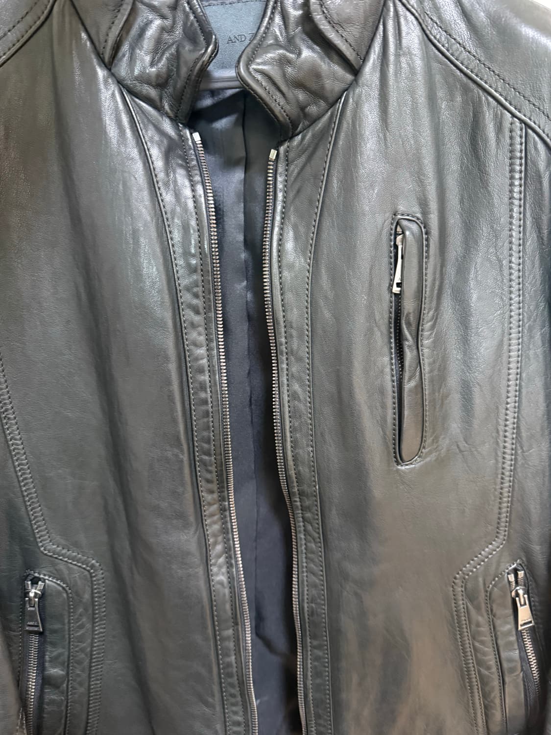 지오지아 앤드지 양가죽 베지터블 자켓(L 100) 새상품 상품이미지7