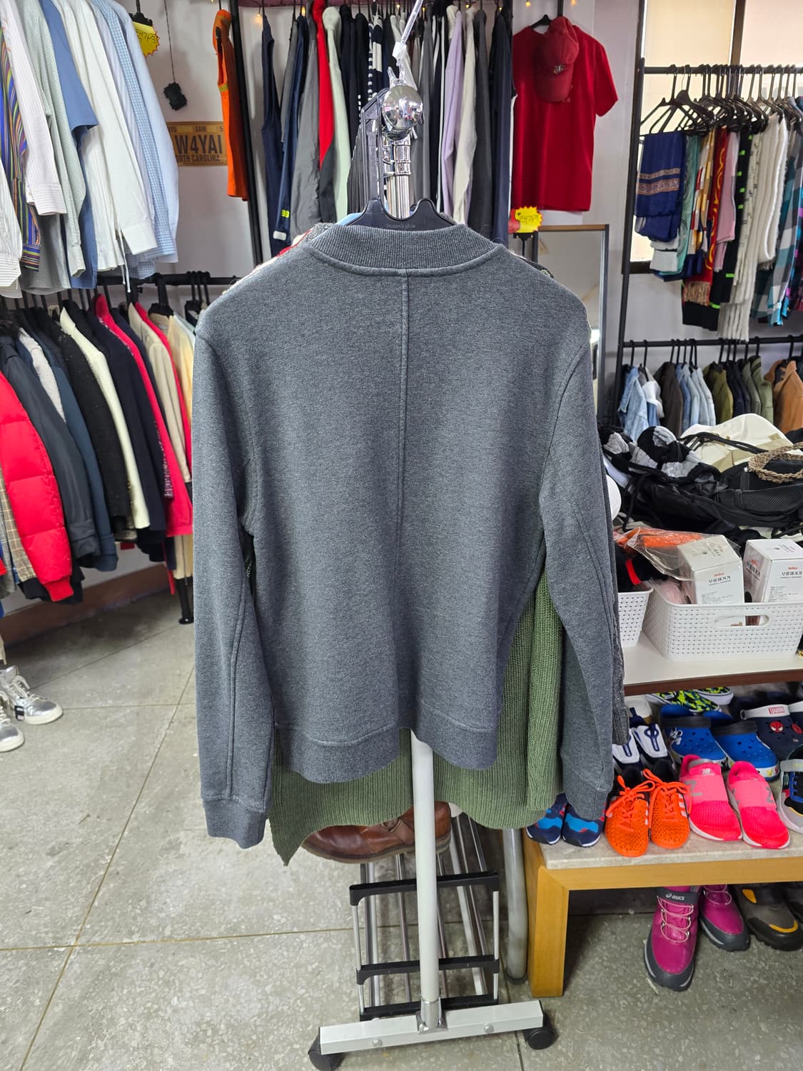 게스 그레이 짚업 자켓 (1400) 상품이미지2