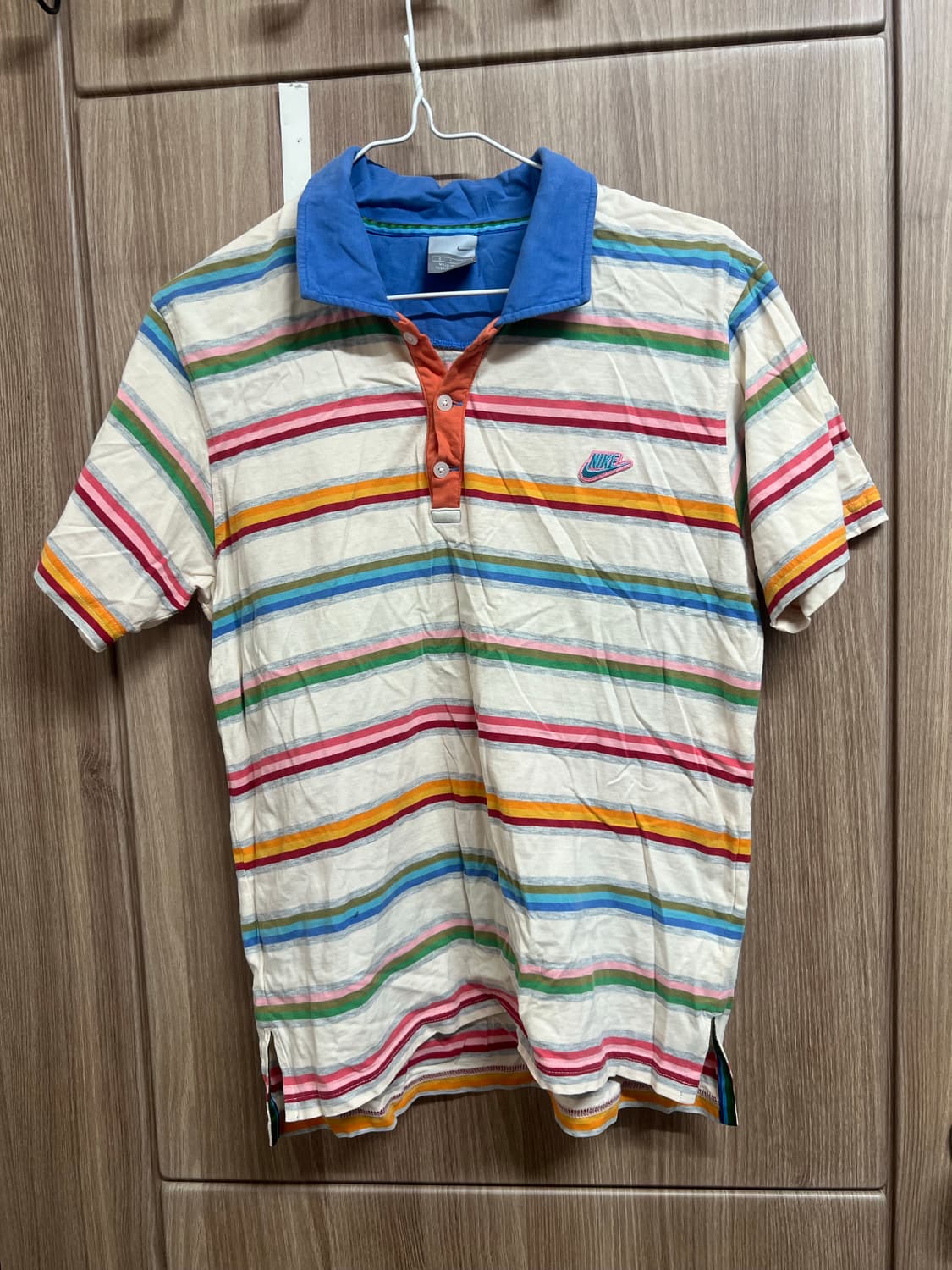 나이키 빈티지 올드스쿨 멀티 스트라이프 카라티 반팔 95 M 상품이미지1