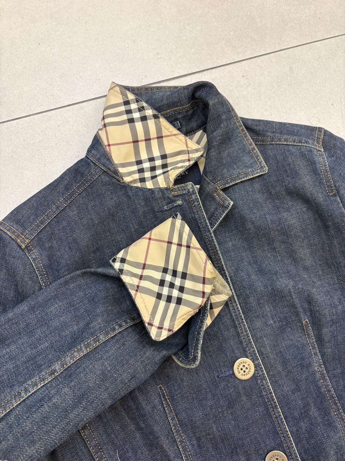 [ 42 ] 버버리 런던 노바체크 데님자켓 상품이미지9