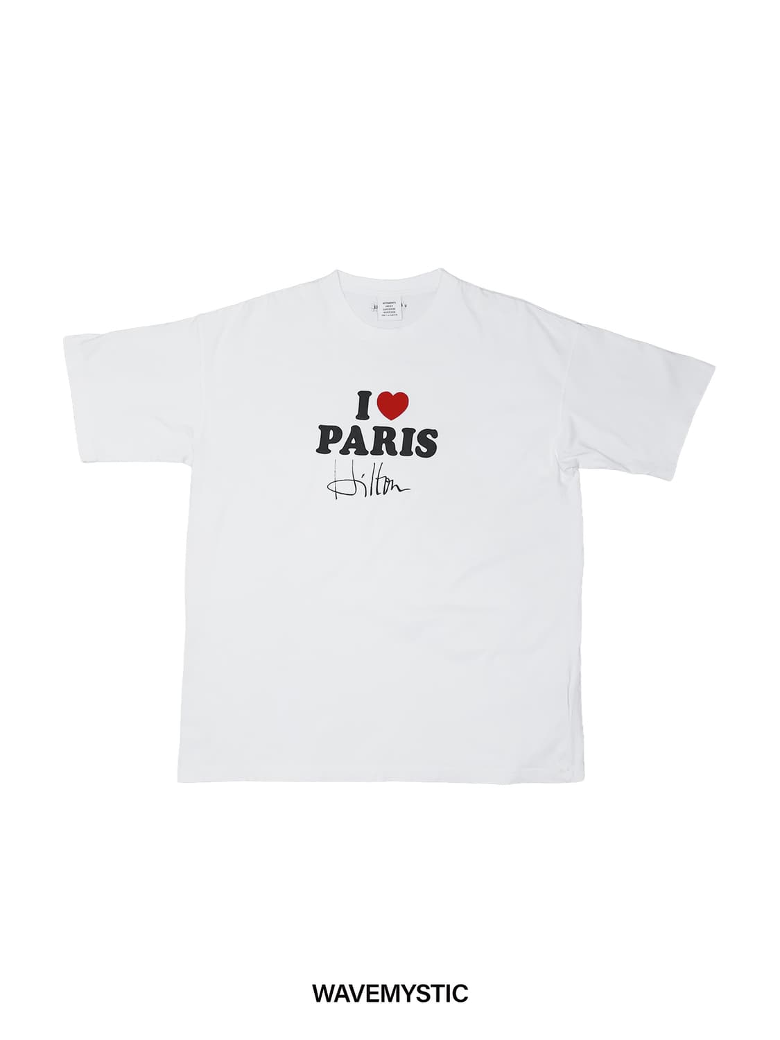 [정품]베트멍 아이 러브 파리 패리스 힐튼 프린팅 티셔츠 XS 상품이미지1