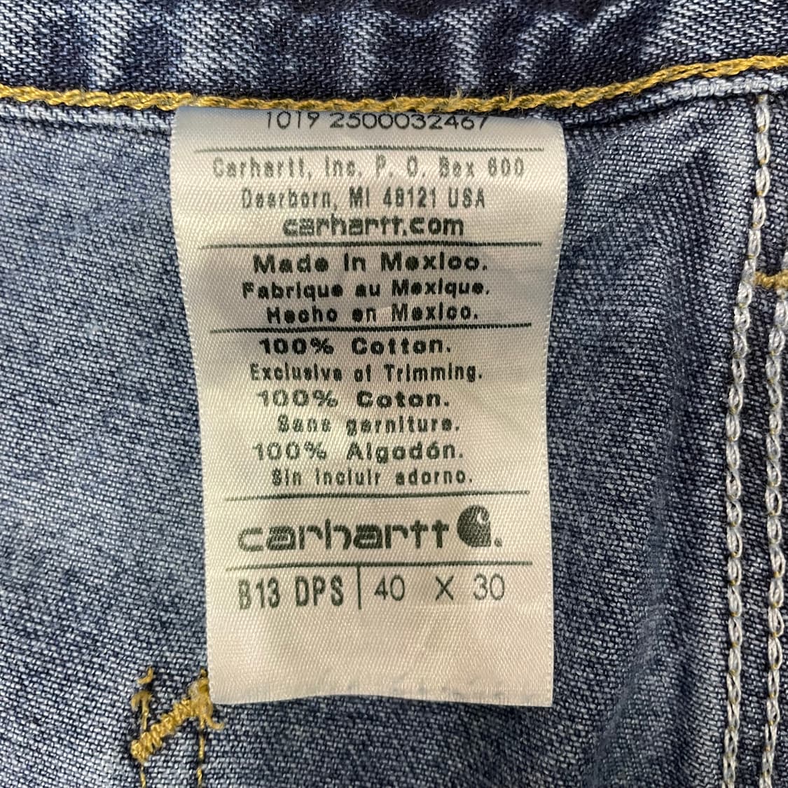  (40) Carhartt 칼하트 컷오프 데님 반바지  상품이미지3