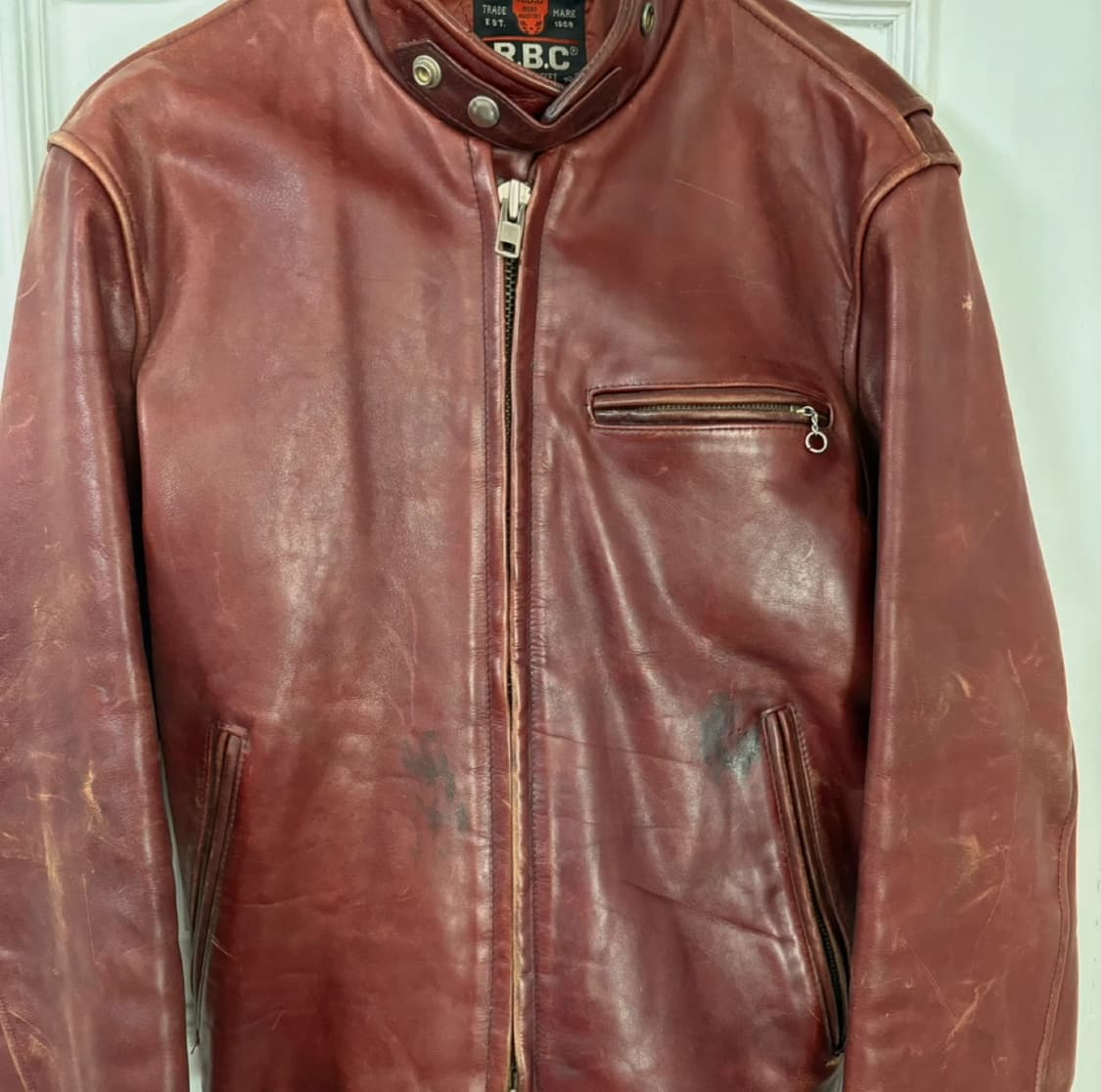 R.B.C 리얼 레더 빈티지 가죽 자켓 상품이미지2