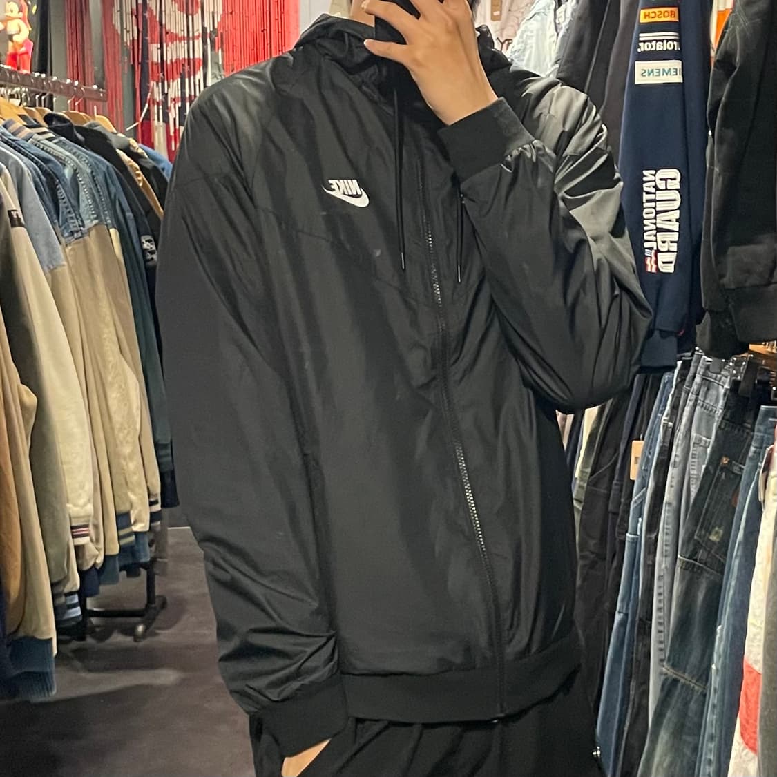 [IM] nike 나이키 블랙 바람막이(후드O) 상품이미지6